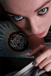 Danni gives a handjob